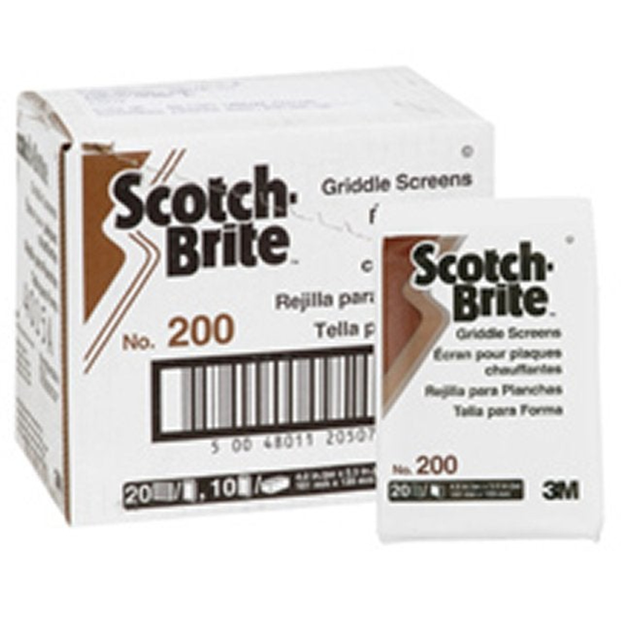 Scotch Brite Cleaning Screen Griddle Pads | 20UN/Unit, 10 Units/Case