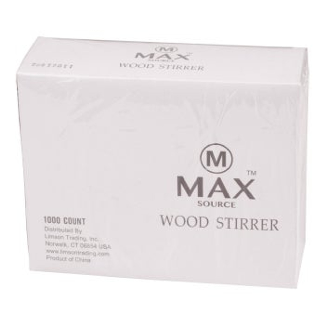 Max Source Wooden Stirrers, 5.5In | 1000UN/Unit, 10 Units/Case
