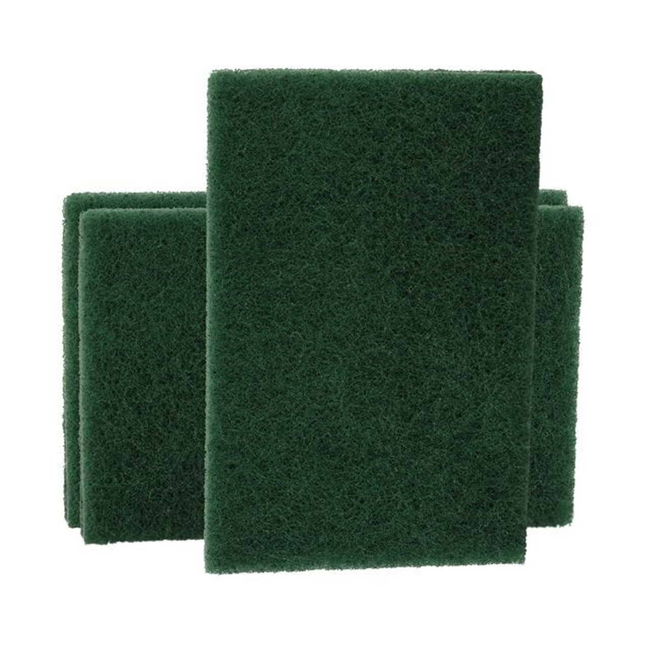 Array Green Nylon Scouring Pads, 6x9in, Medium Duty | 10UN/Unit, 10 Units/Case