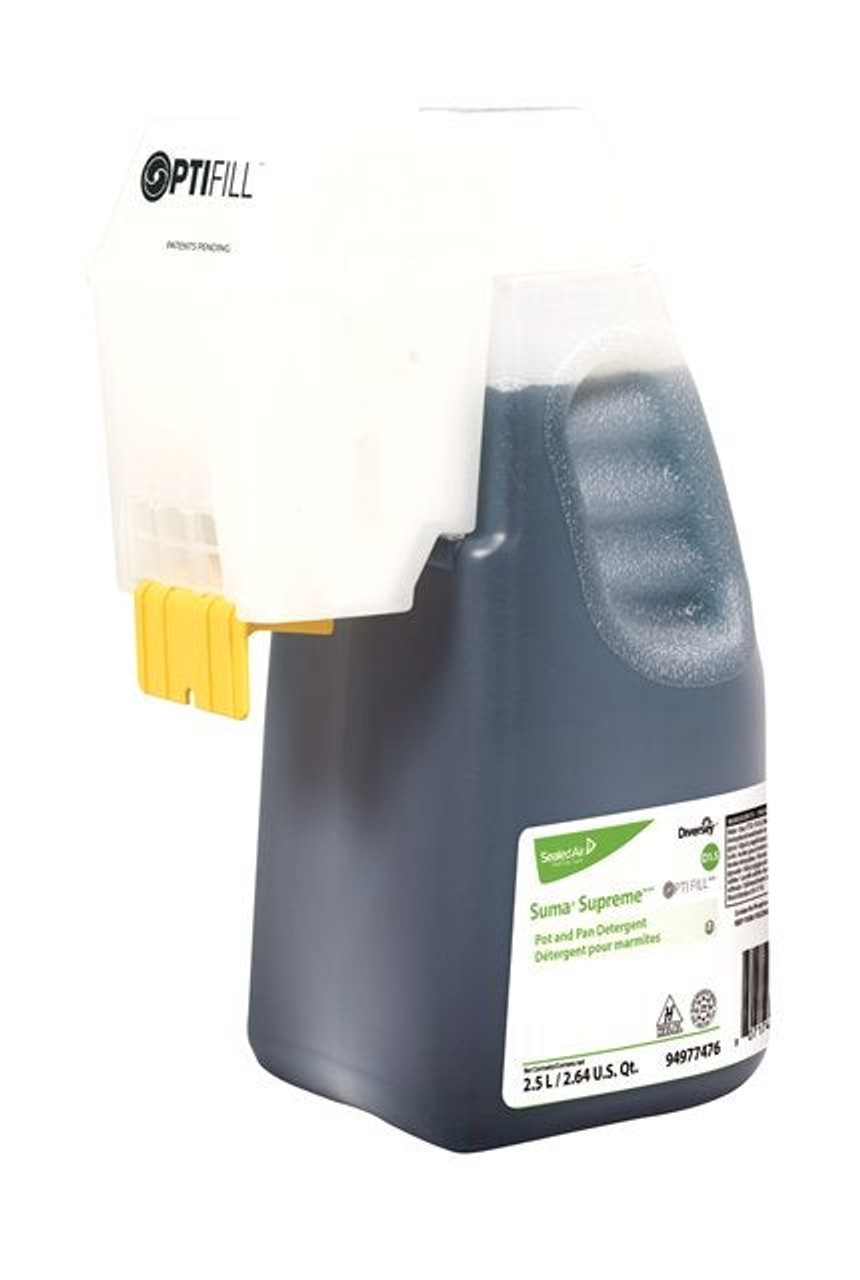 SUMA Pot & Pan Detergent, Optifil Mant | 2.5L/Unit, 1 Unit/Case