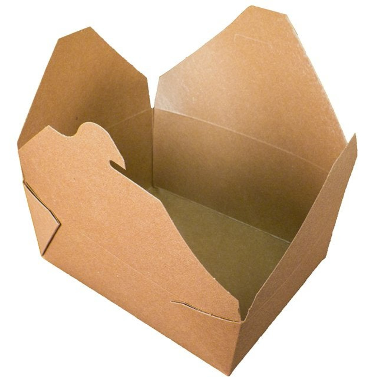 Bioplus Kraft Paper Containers, 6 X 4.75In, Bioplus #8 | 300UN/Unit, 1 Unit/Case