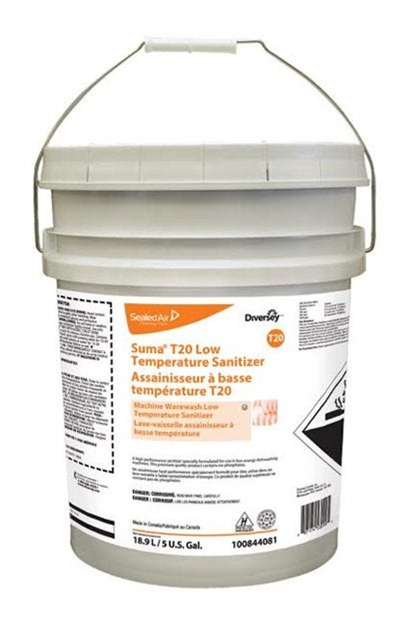 SUMA Low Temp Sanitizer, T20 | 18.9L/Unit, 1 Unit/Case