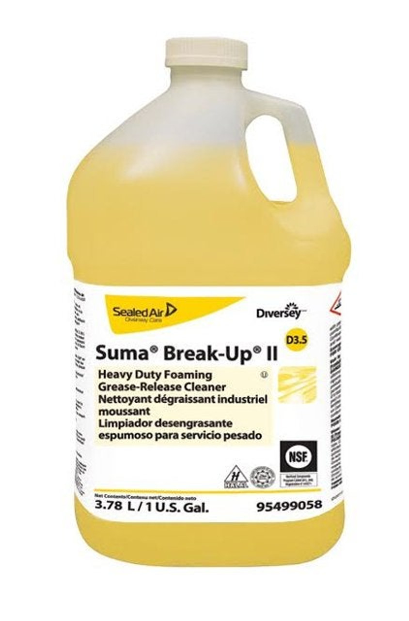 Diversey Degreaser Cleaner, Break Up Ii | 3.78L/Unit, 4 Units/Case