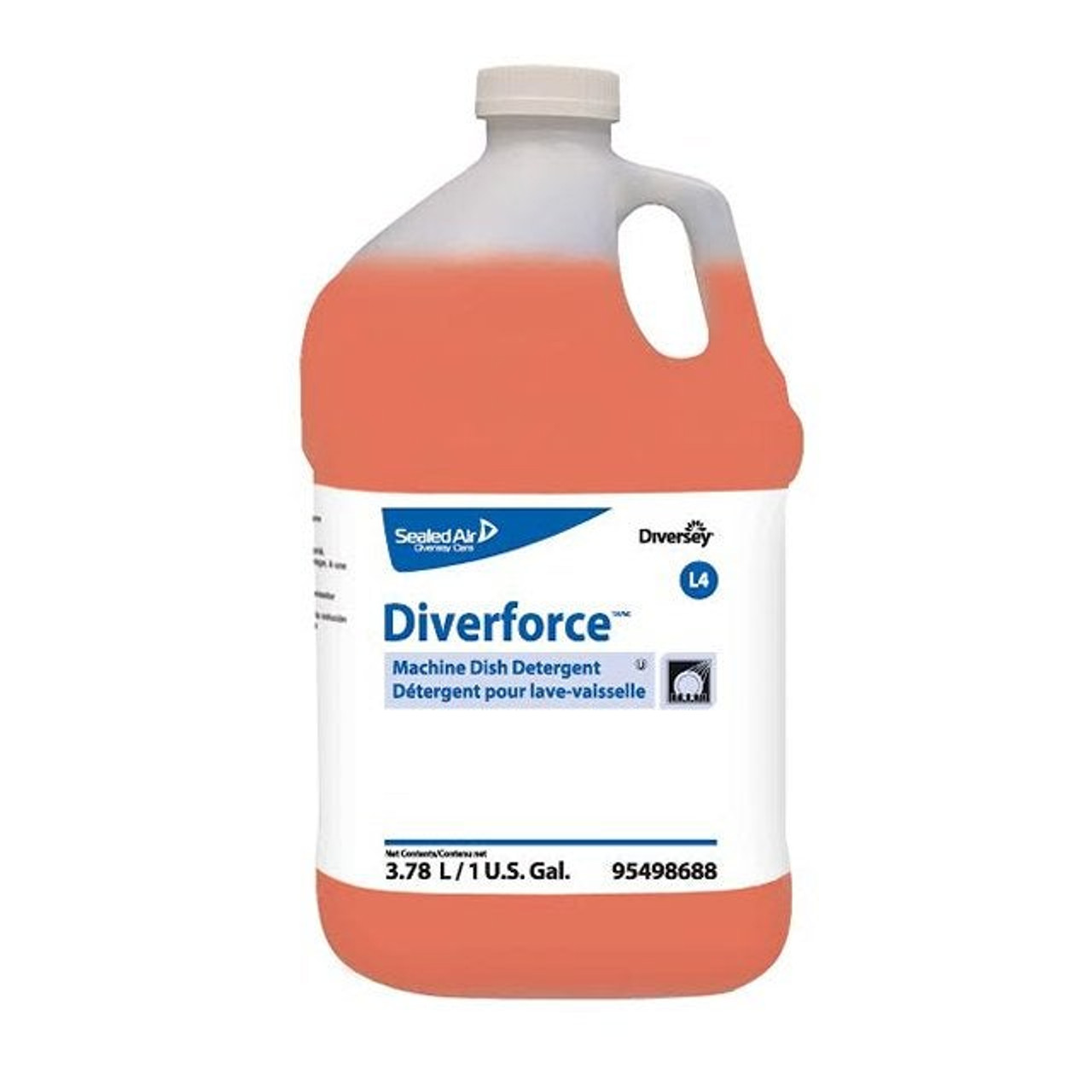 SUMA Dish Detergent, Diverforce Machine | 3.78L/Unit, 4 Units/Case