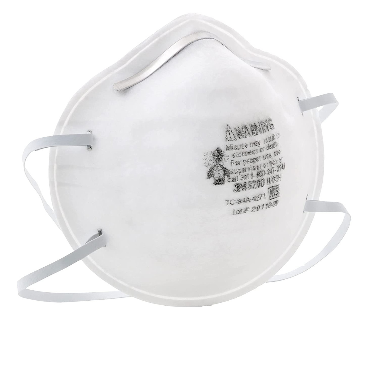 3M 8200 N95 Particulate Respirator Face Mask (20/box)