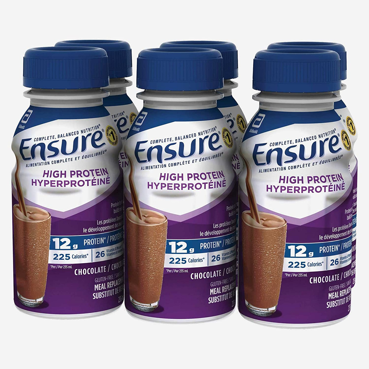 Ensure High Protein Nutritional Formula  Chocolate | 235ML/Unit, 24 Units/Case