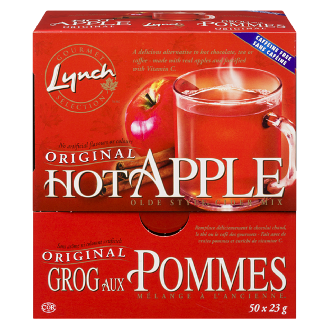 Lynch Drink Mix, Hot Apple Cider 50 x 23.0 G