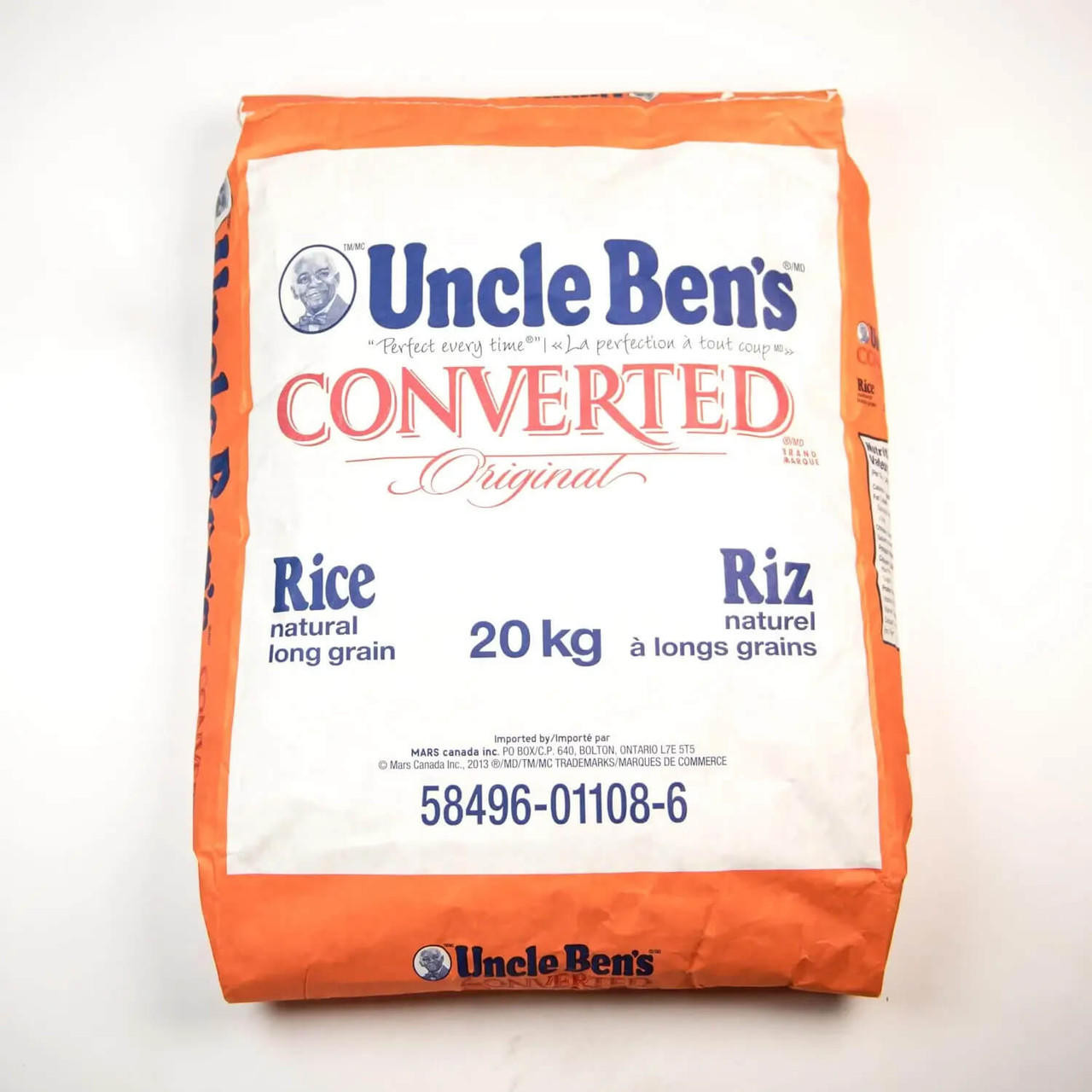 Uncle Ben's Original, Converted Long Grain Rice Bag- 20 Kg/44 Lbs