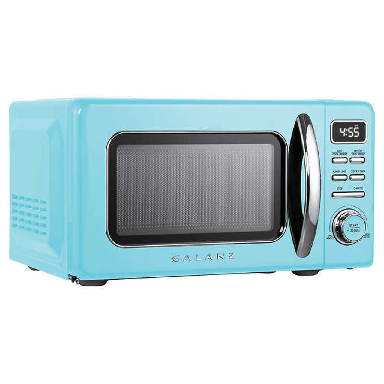 Galanz 0.7 cu. ft. Retro Microwave Oven - Vintage Style, Modern Convenience- Chicken Pieces