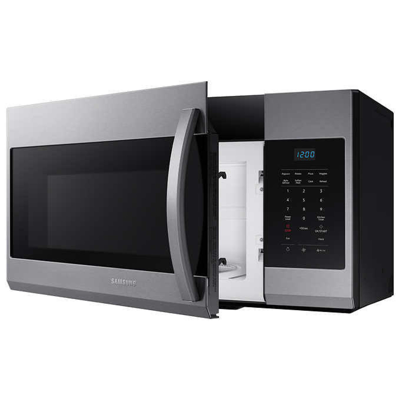 Samsung 1.7 cu. ft. 300 CFM Stainless Steel Over the Range Microwave - Effortless Cooking Mastery- Chicken Pieces