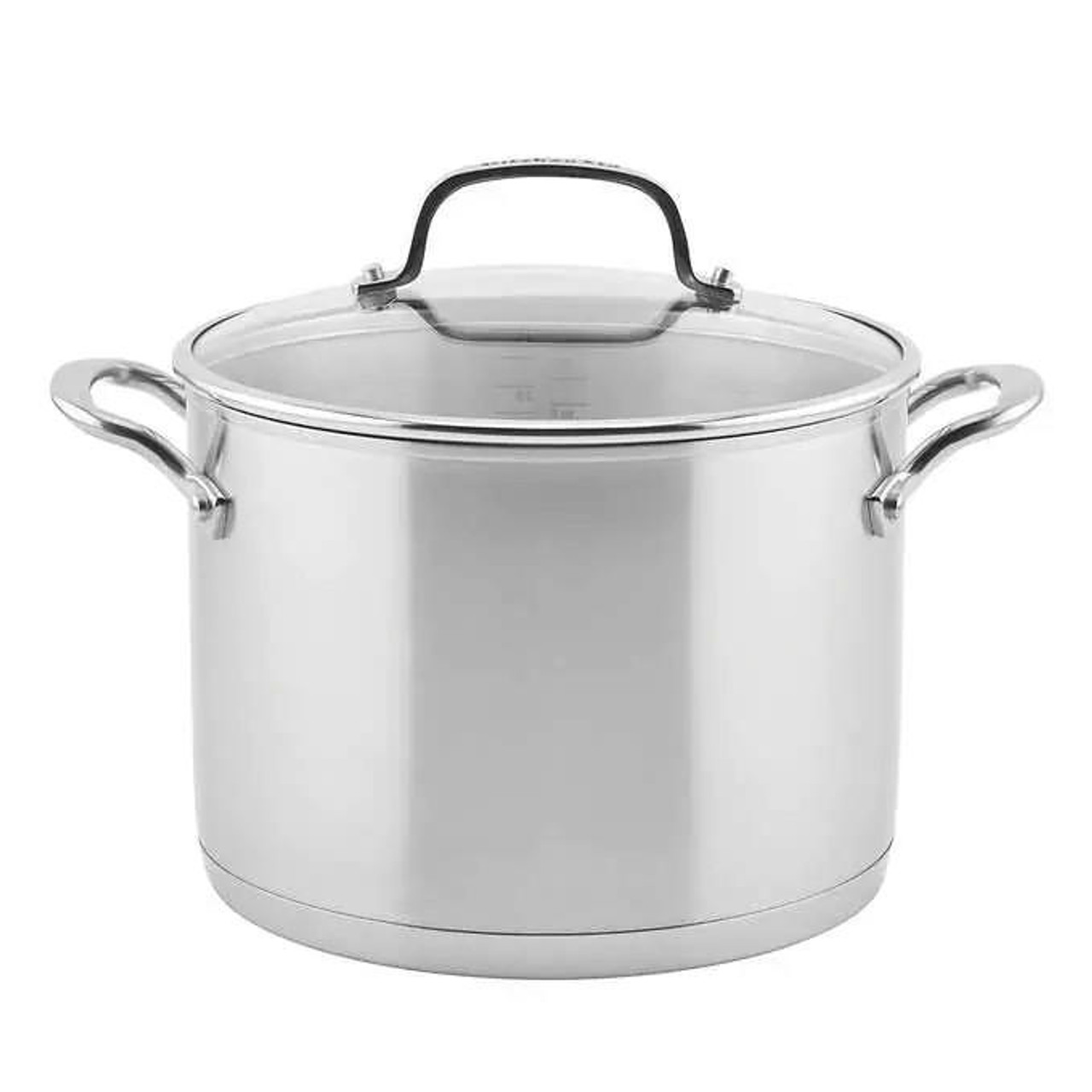 KitchenAid 3-Ply Base Stainless Steel Stockpot, 7.6 L (8 qt.) - Elevate Your Culinary Creations with Precision and Versatility- Chicken Pieces