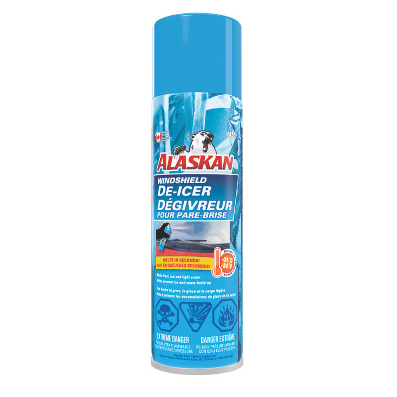 Alaskan Windshield De-Icer - 455g Spray Can (3 PACK)