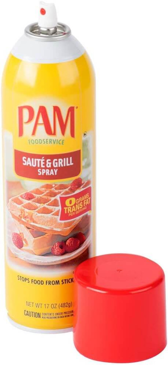 PAM 17 oz. Saute & Grill Cooking Spray - 6/Case