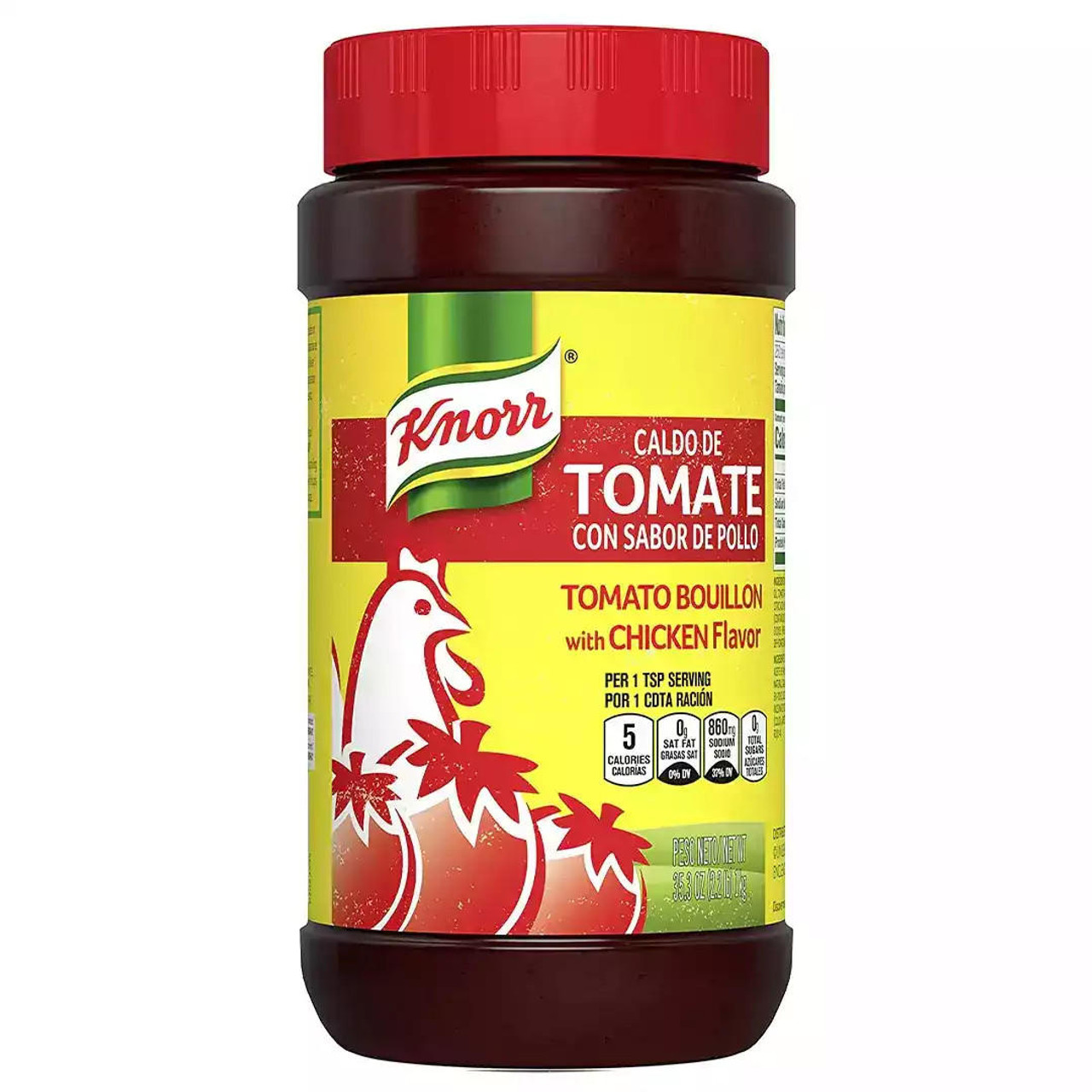 Knorr Caldo de Tomate Con Sabor de Pollo Tomato Bouillon with Chicken
