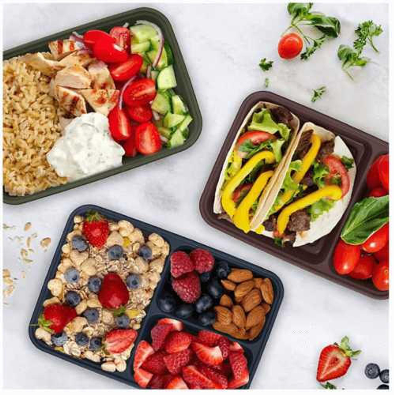 BENTGO Bentgo 90 Piece Meal Prep Set Containers (Assorted Colors)