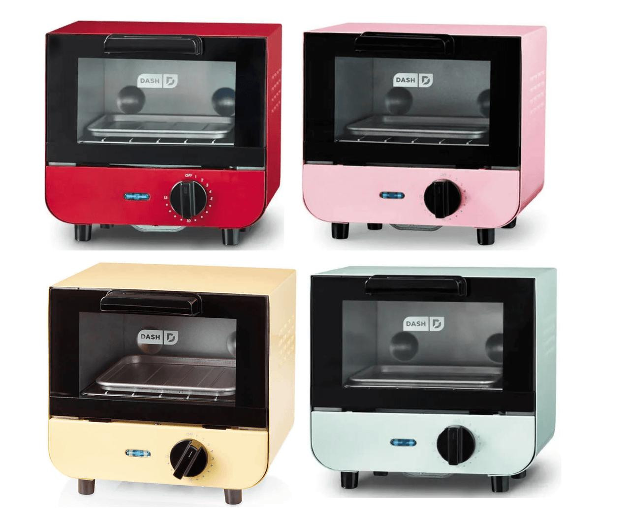 Dash Mini Countertop Toaster Oven - 7.2 x 6.3 x 7.7 (3.2 lbs)
