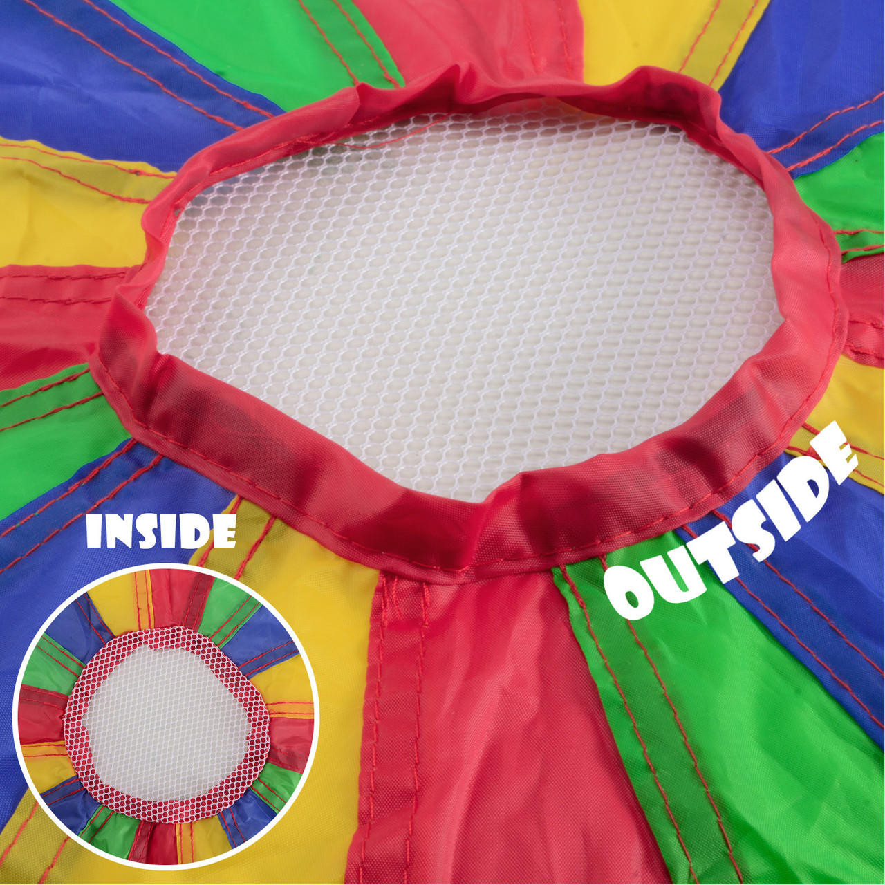 Chicken Pieces 20 Foot Parachute for Kids Game and Active Play | Teamwork Development Exercise 