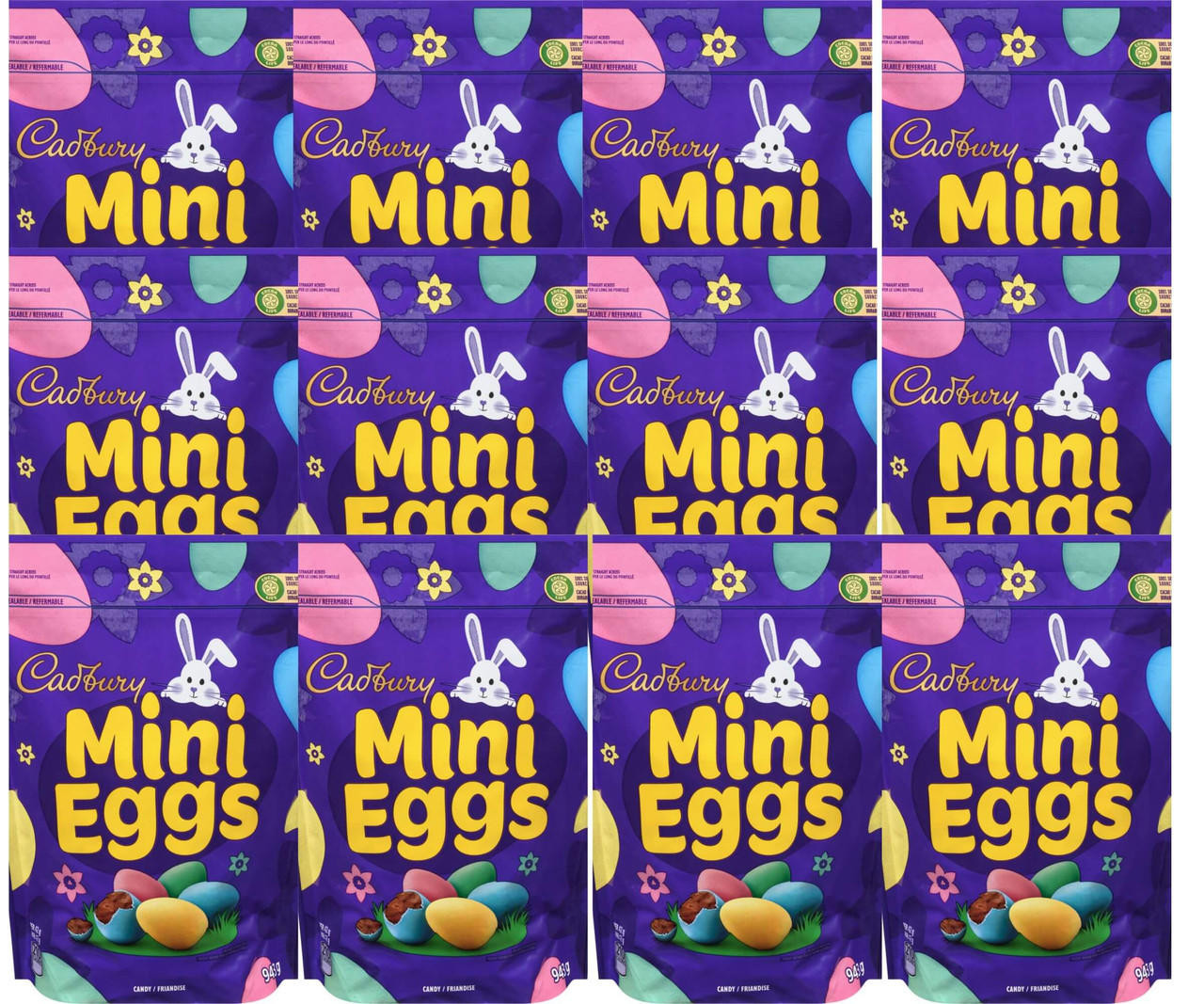  CADBURY Mini Easter Eggs Assorted Chocolate 943 g (12/pack) 