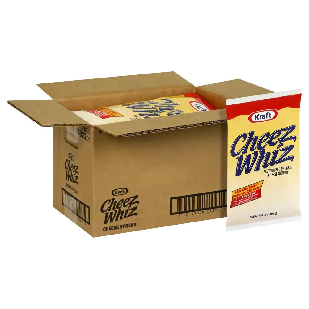 Cheez Whiz Pasteurized Process Cheese Spread Bulk Food Service 6.5 lb