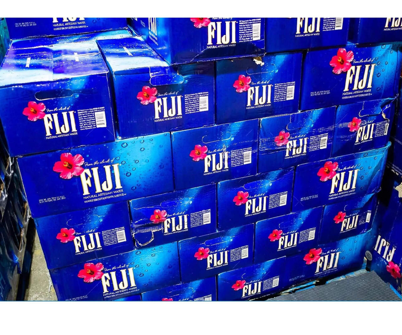  Fiji Natural Artesian Water 500ml (24/case) - Pallet 80ct 