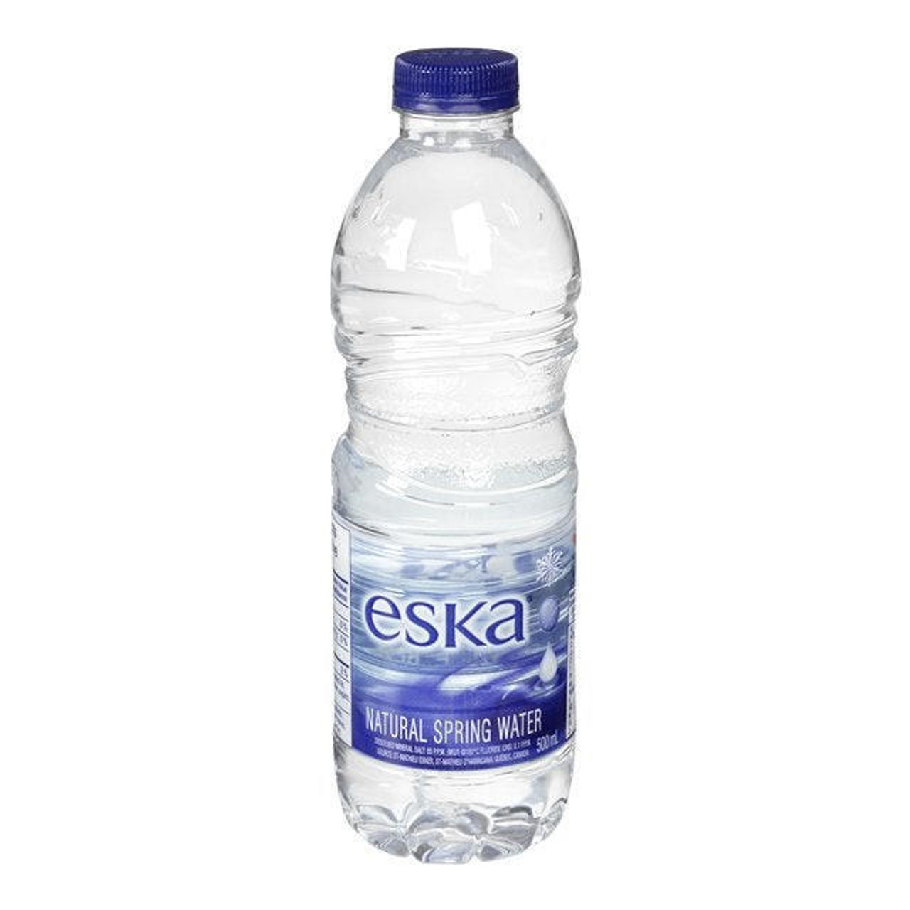 ESKA INC Eska Natural Spring Water, Polyethylene | 500ML/ 24 Units/Case (PALLET 80 CT) 