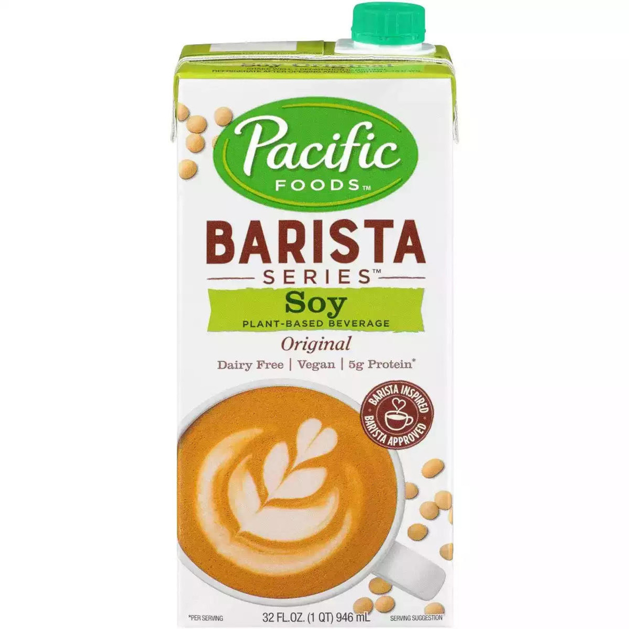 PACIFIC FOODS Pacific Foods Barista Series Soy Original, 946ml | 12/Case | Pallet Of 60 Cases 