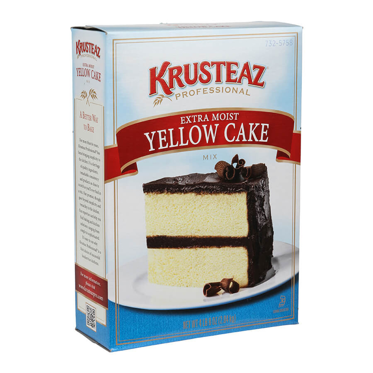 krusteaz Krusteaz Professional 4.5 Lbs/2.04 Kgs Extra Moist Yellow Cake Mix - 6/Case