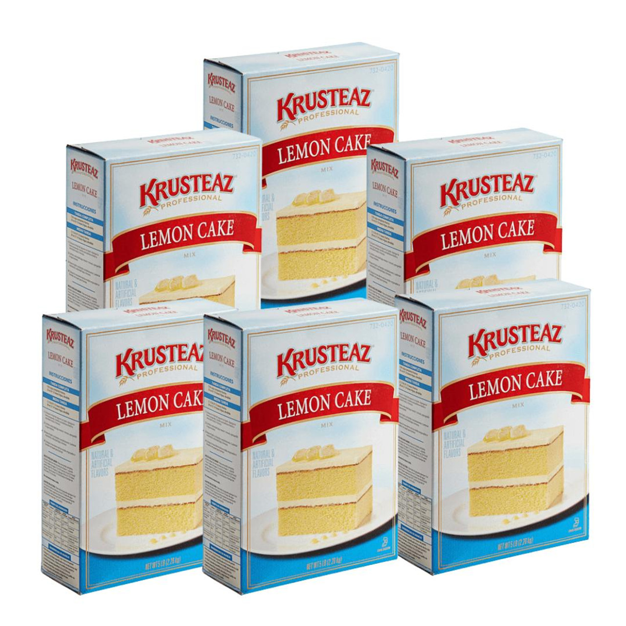 krusteaz Krusteaz Professional 5 lbs/2.26 kgs Lemon Cake Mix - 6/Case 