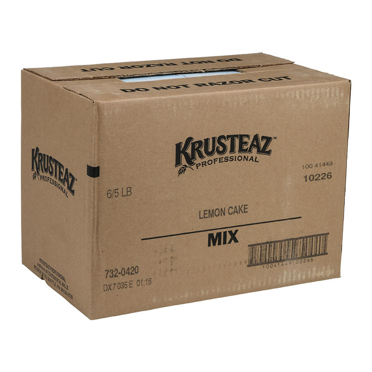 krusteaz Krusteaz Professional 5 lbs/2.26 kgs Lemon Cake Mix - 6/Case