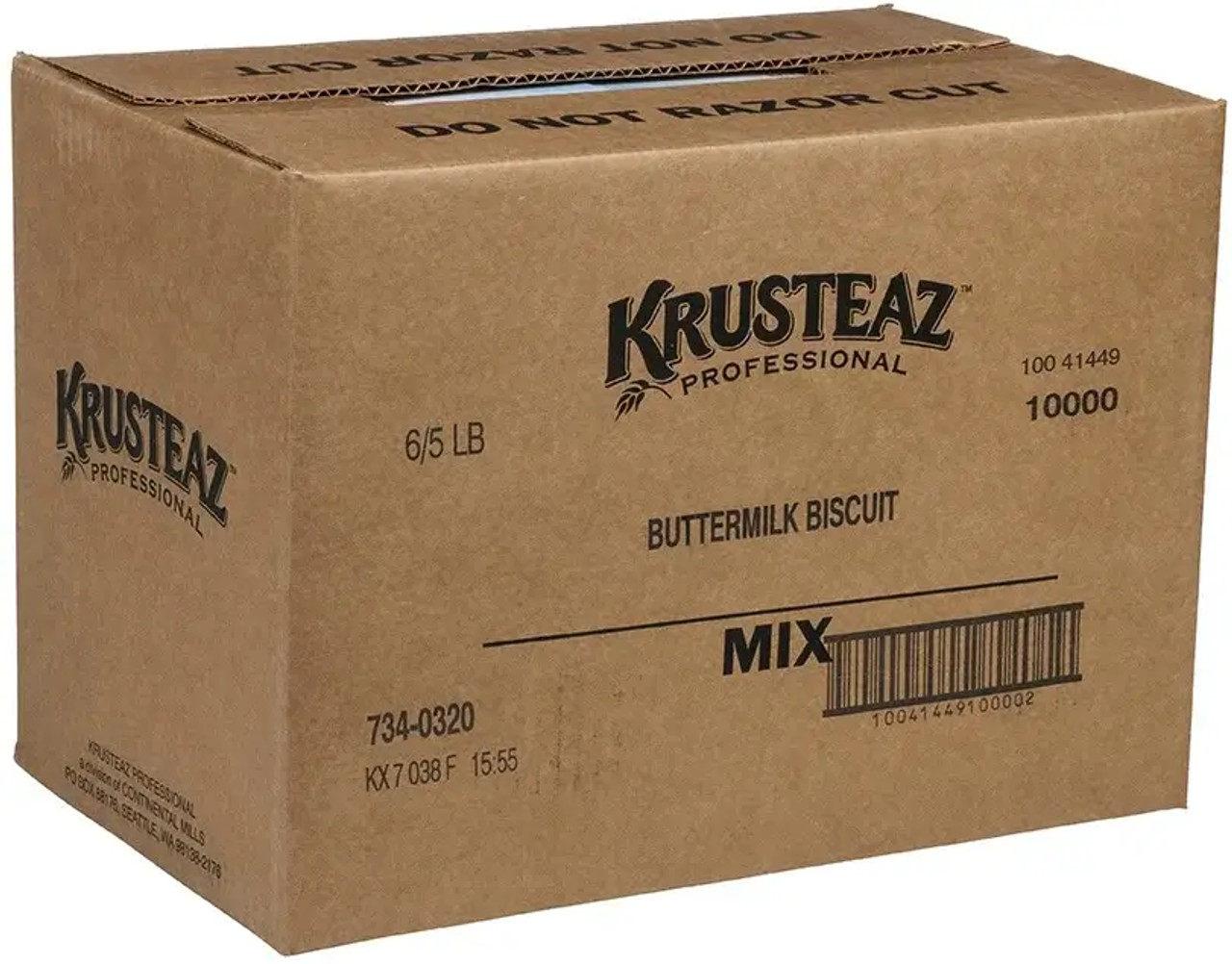 krusteaz Krusteaz Professional 5 lbs/2.26 kgs Buttermilk Biscuit Mix - 6/Case