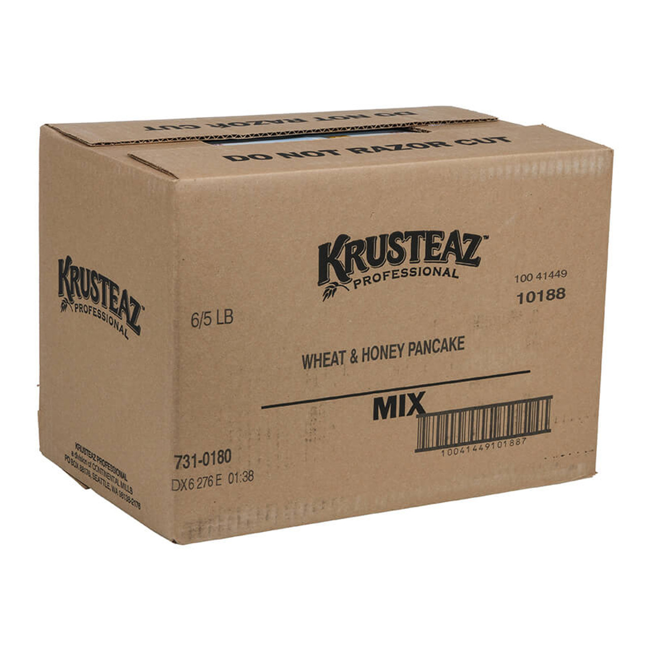 krusteaz Krusteaz Professional 5 lbs/2.26 kgs Wheat & Honey Pancake Mix - 6/Case