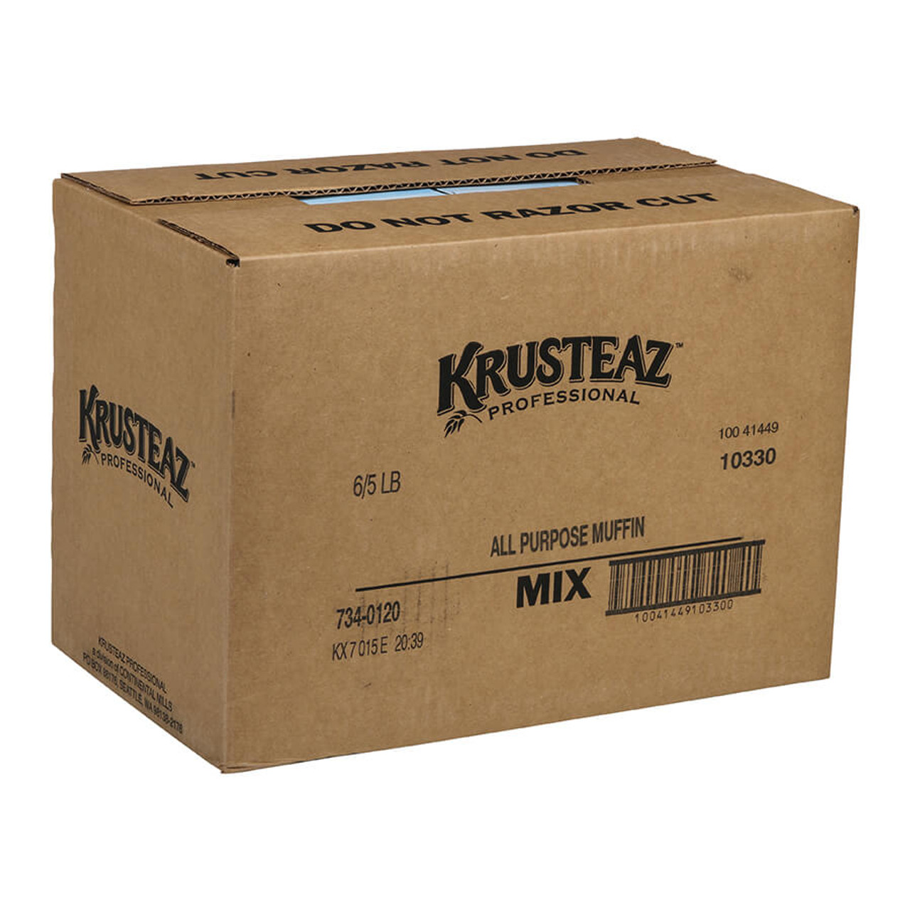 krusteaz Krusteaz Professional 4.5 lbs/2.04 kgs All-Purpose Low-Fat Muffin Mix - 6/Case