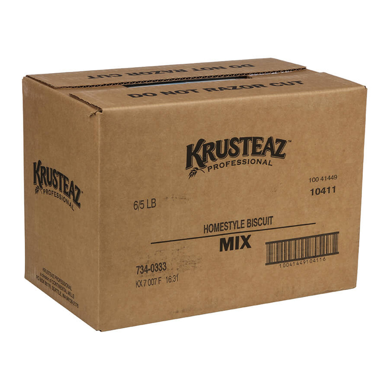 krusteaz Krusteaz Professional 5 lbs/2.26 kgs Homestyle Biscuit Mix - 6/Case