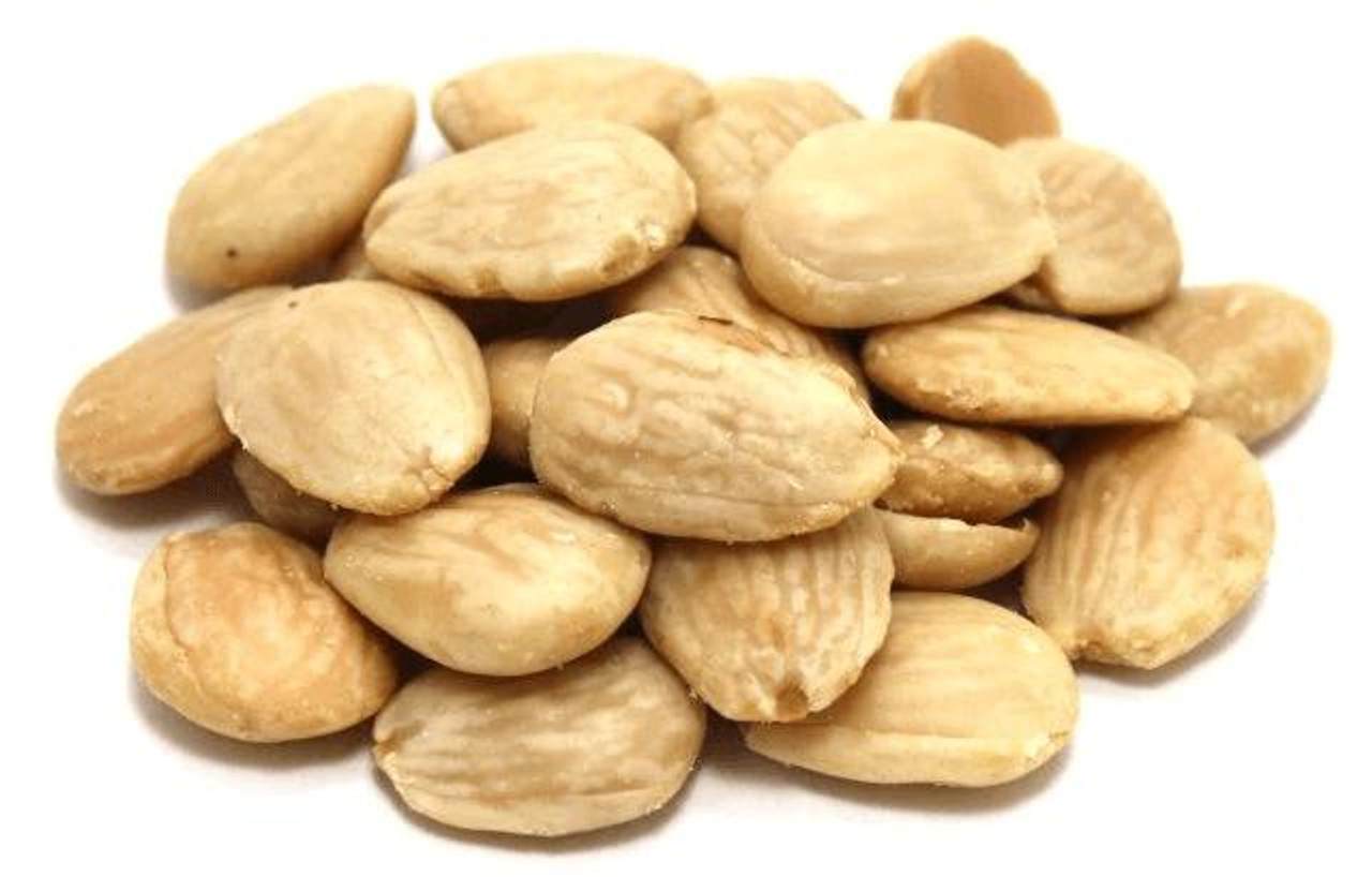 Chicken Pieces Roasted Marcona Almonds Unsalted Bulk Food Service 33 lbs/14.96 