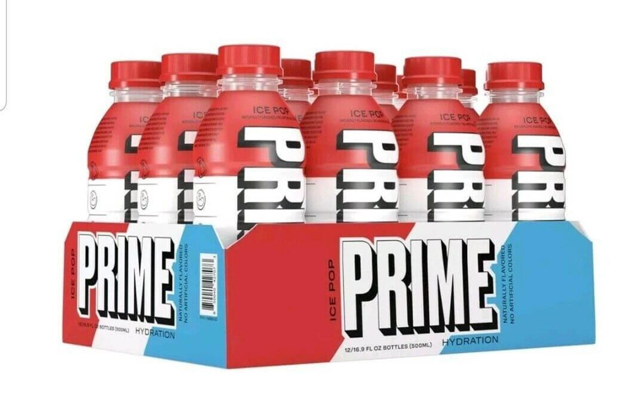 Prime Hydration Drink | Assorted Flavors | 16oz | 12/Pack | 119 ct Pallet | Lemon Lime, Blue Raspberry, Tropical Punch, Ice Pop 