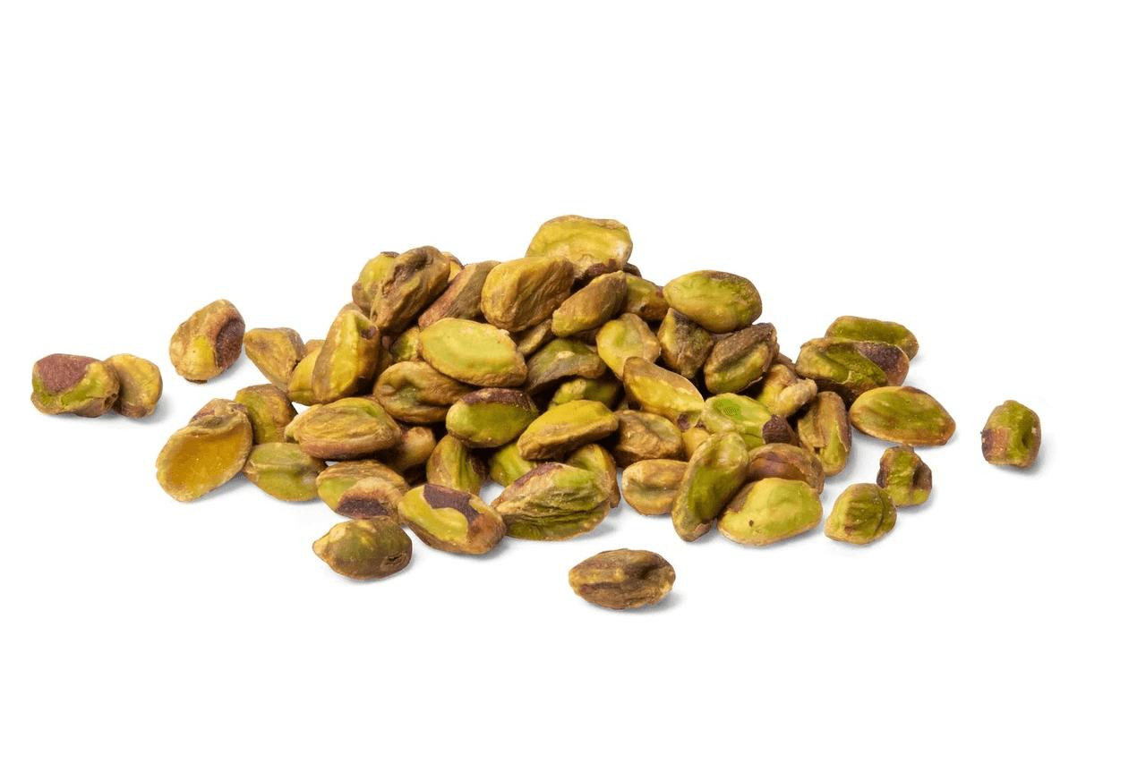 Chicken Pieces Roasted Pistachios Unsalted No Shell Bulk Food Service 25 lbs/11.33 kgs 