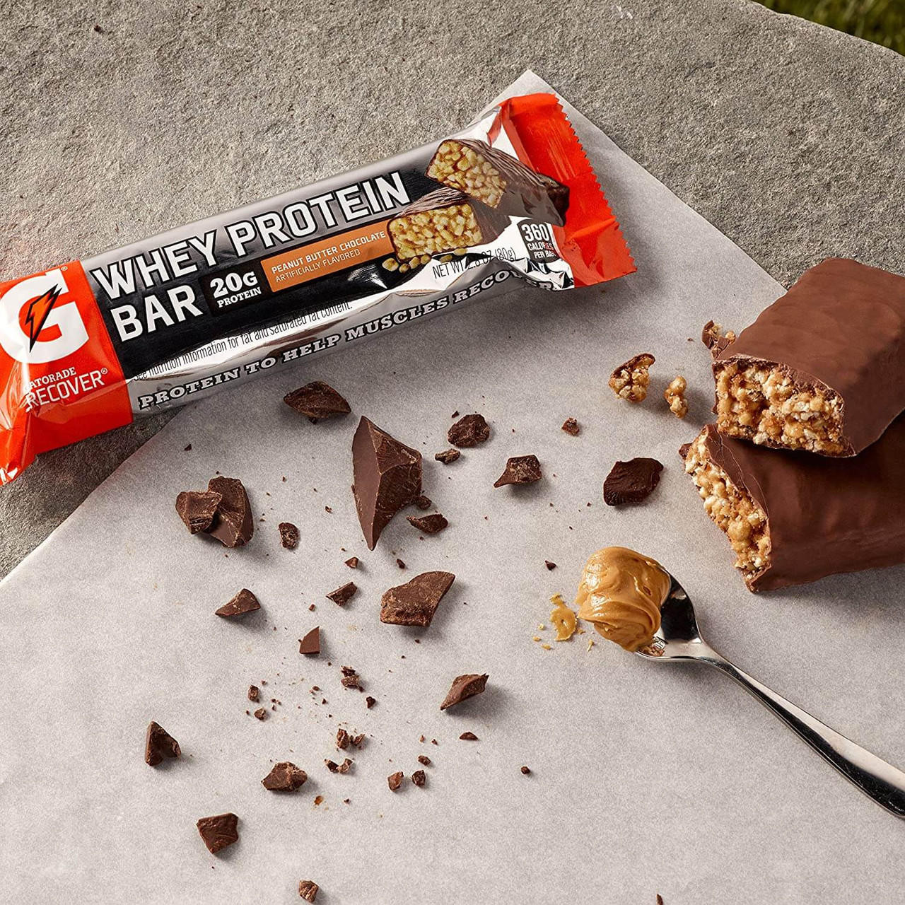 Gatorade Whey Protein Bar Peanut Butter Chocolate 12 x 80 g