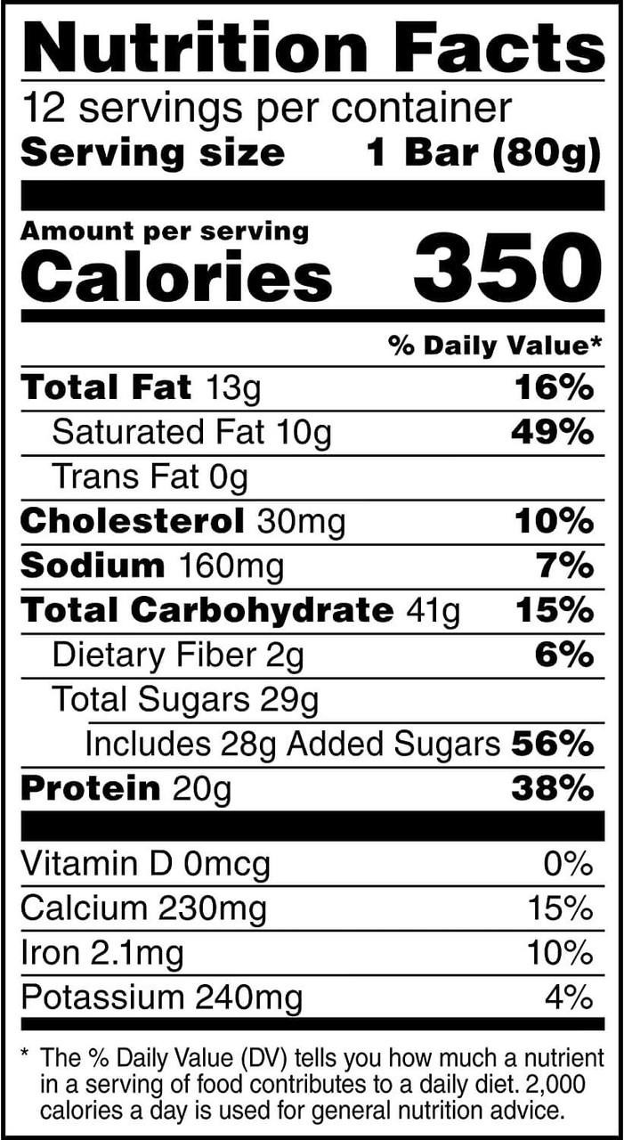 Gatorade Whey Protein Bars, Chocolate Chip, 20g Protein, 6 Count