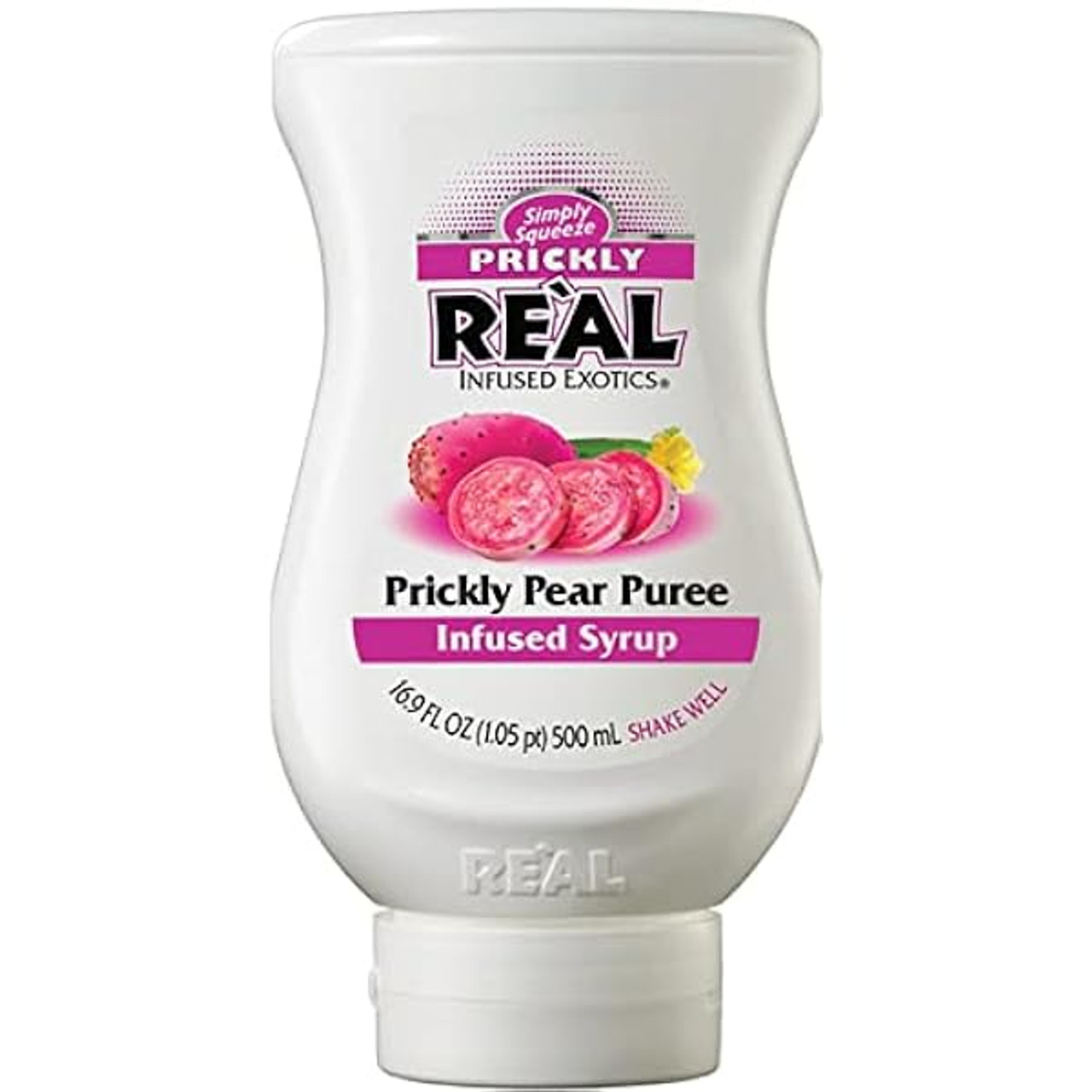 Real Prickly Pear Puree Infused Syrup 16.9 fl. oz/500ml