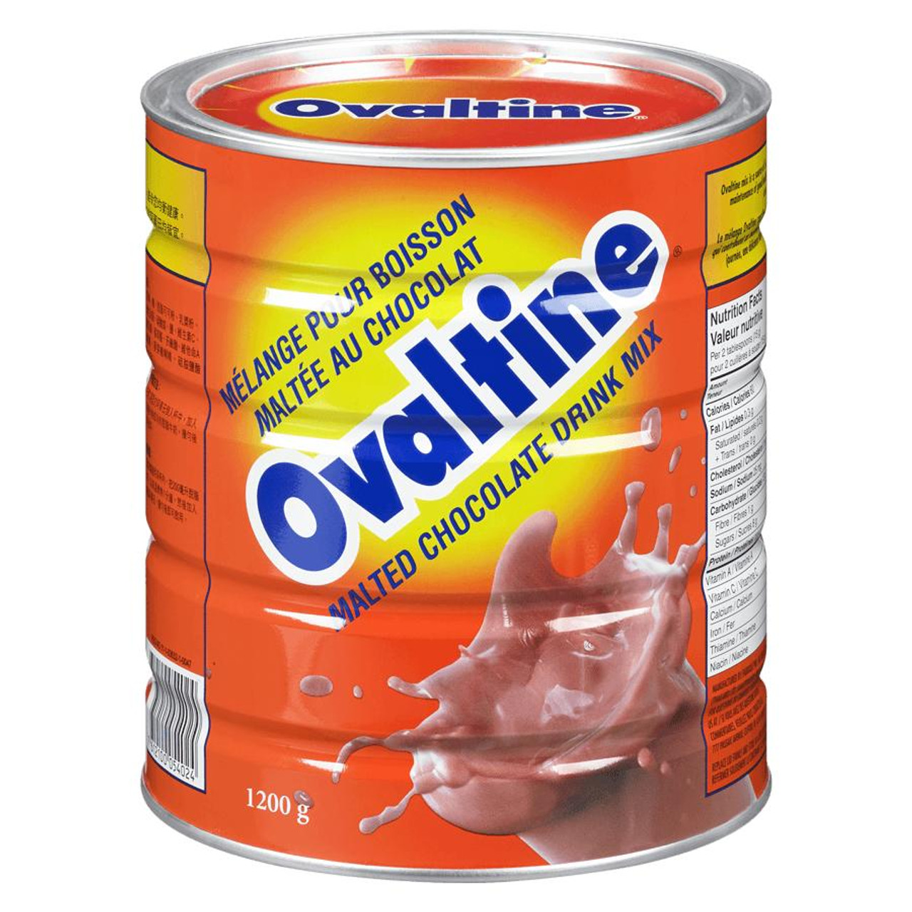 Ovaltine Malted Chocolate Drink Mix in Tin 1.2kg/2.64Lbs