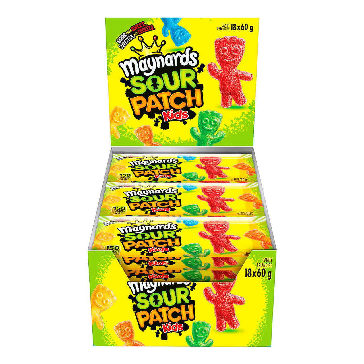 MAYNARDS Maynards Sour Patch Kids Candy 18 × 60g - Chicken Pieces