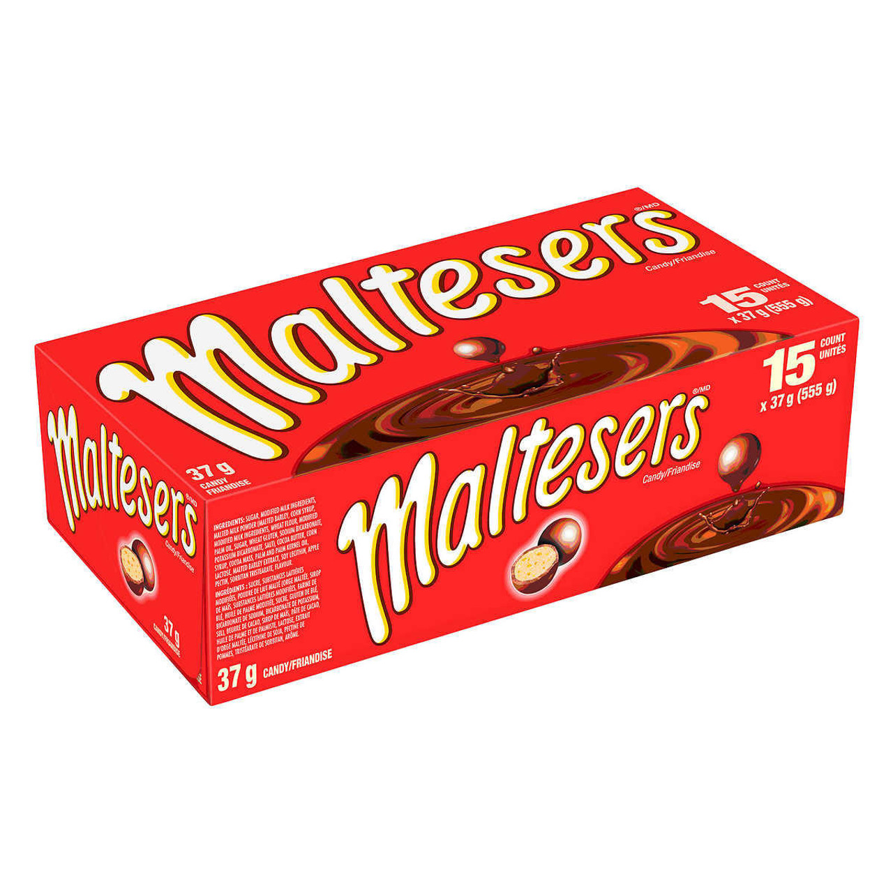 Maltesers Chocolate - 15-Count Pack - Irresistible Crunchy Chocolate Balls- Chicken Pieces
