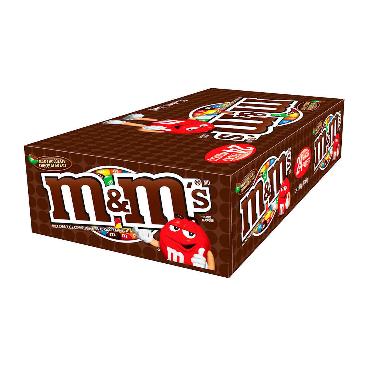 M&M'S Peanut Mix Chocolate Candy Share Size Pack, 2.5 oz (18 Count