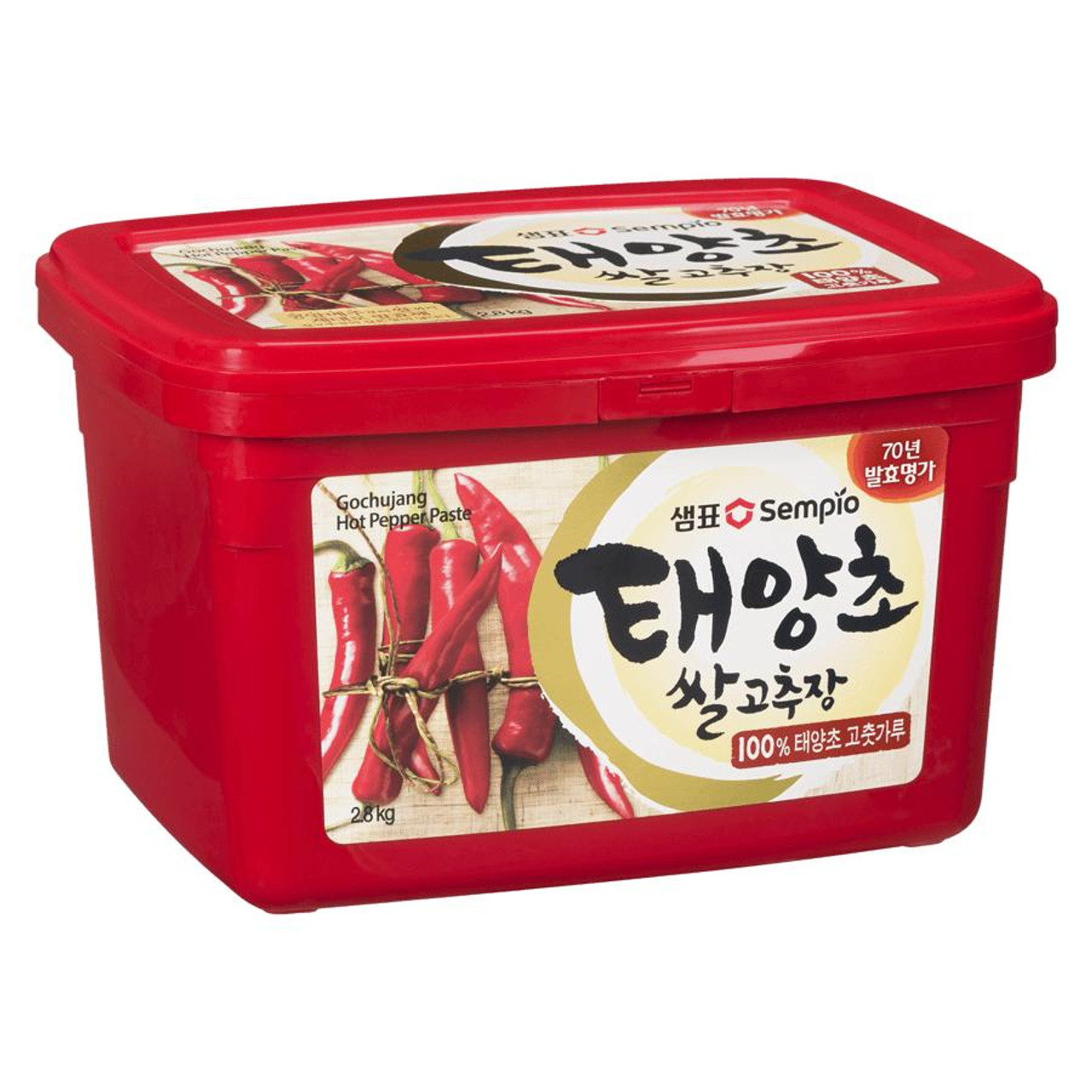 SEMPIO Sempio Gochujang Hot Pepper Paste (2.8 kg) - Authentic Korean Flavor, Spicy & Versatile 