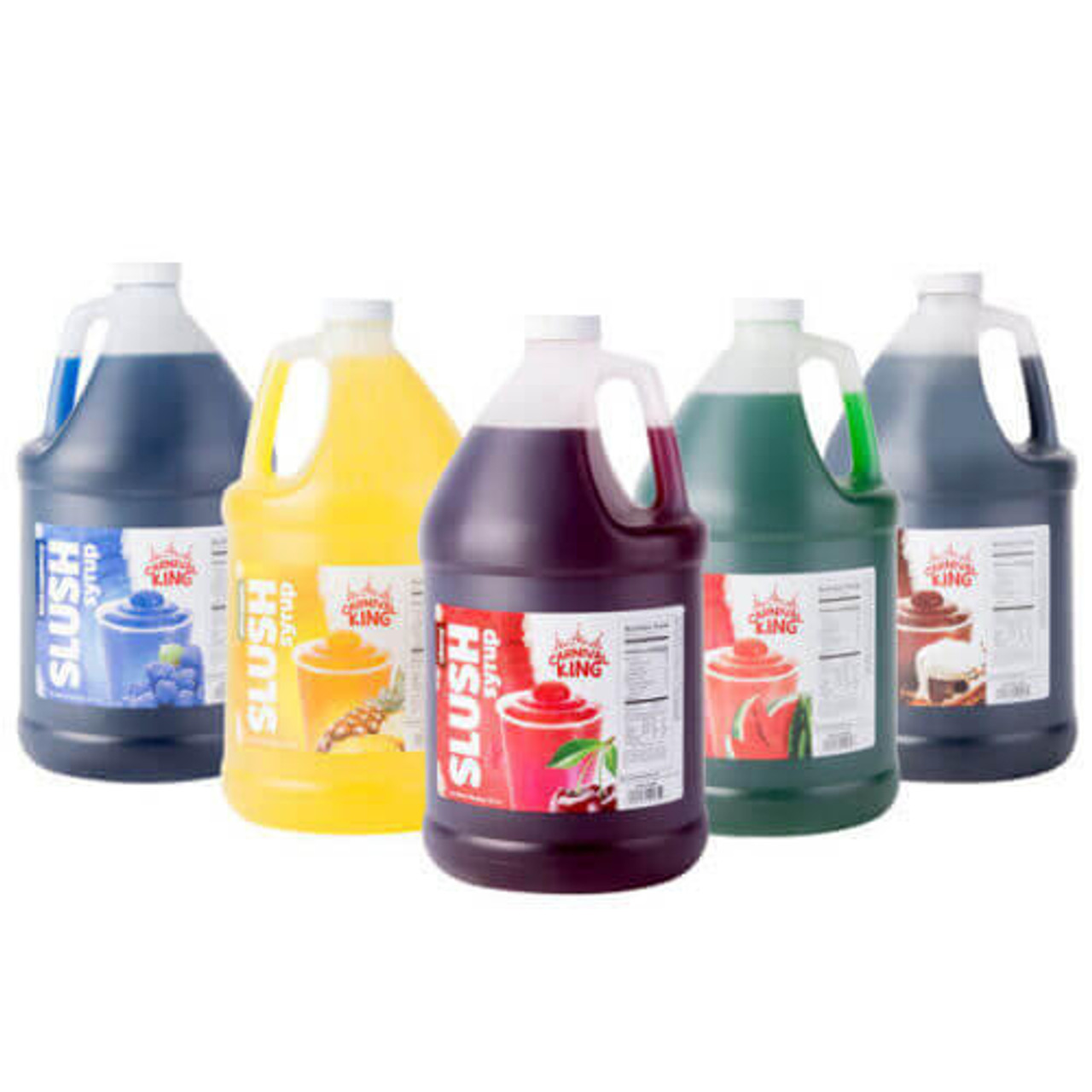 CONCESSION Concession Stand Slushy Syrup 5:1 Concentrate - 1 Gallon Bulk Food Service - Multiple Flavors 