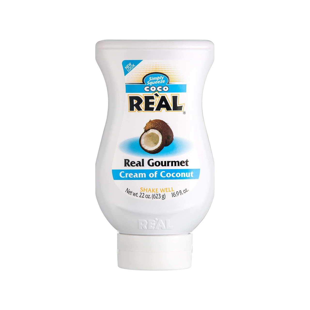 Coco Real Authentic Cream of Coconut Squeezable Bottle -16.9 oz