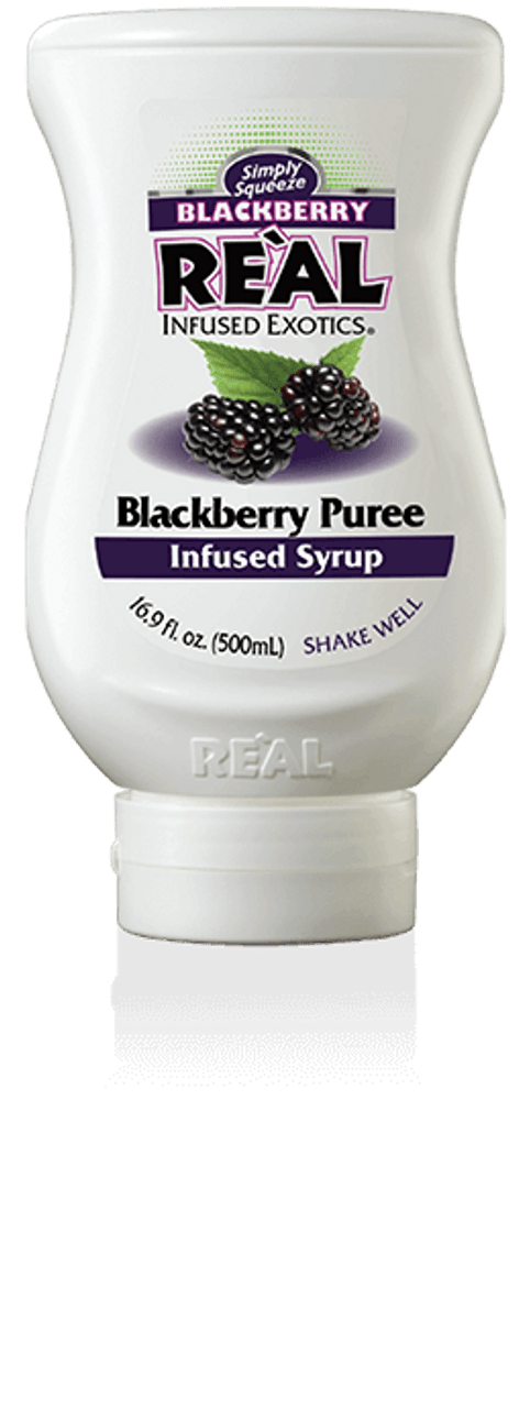 Real Blackberry Puree Tropical Infused Syrup - 16.9 fl. oz.-Chicken Pieces