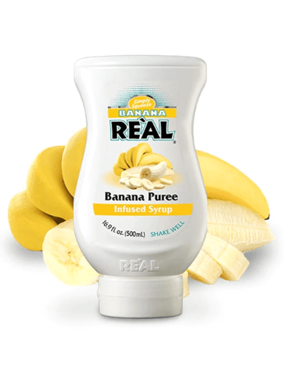 Real Banana Puree Tropical Infused Syrup 16.9 fl. oz-Chicken Pieces