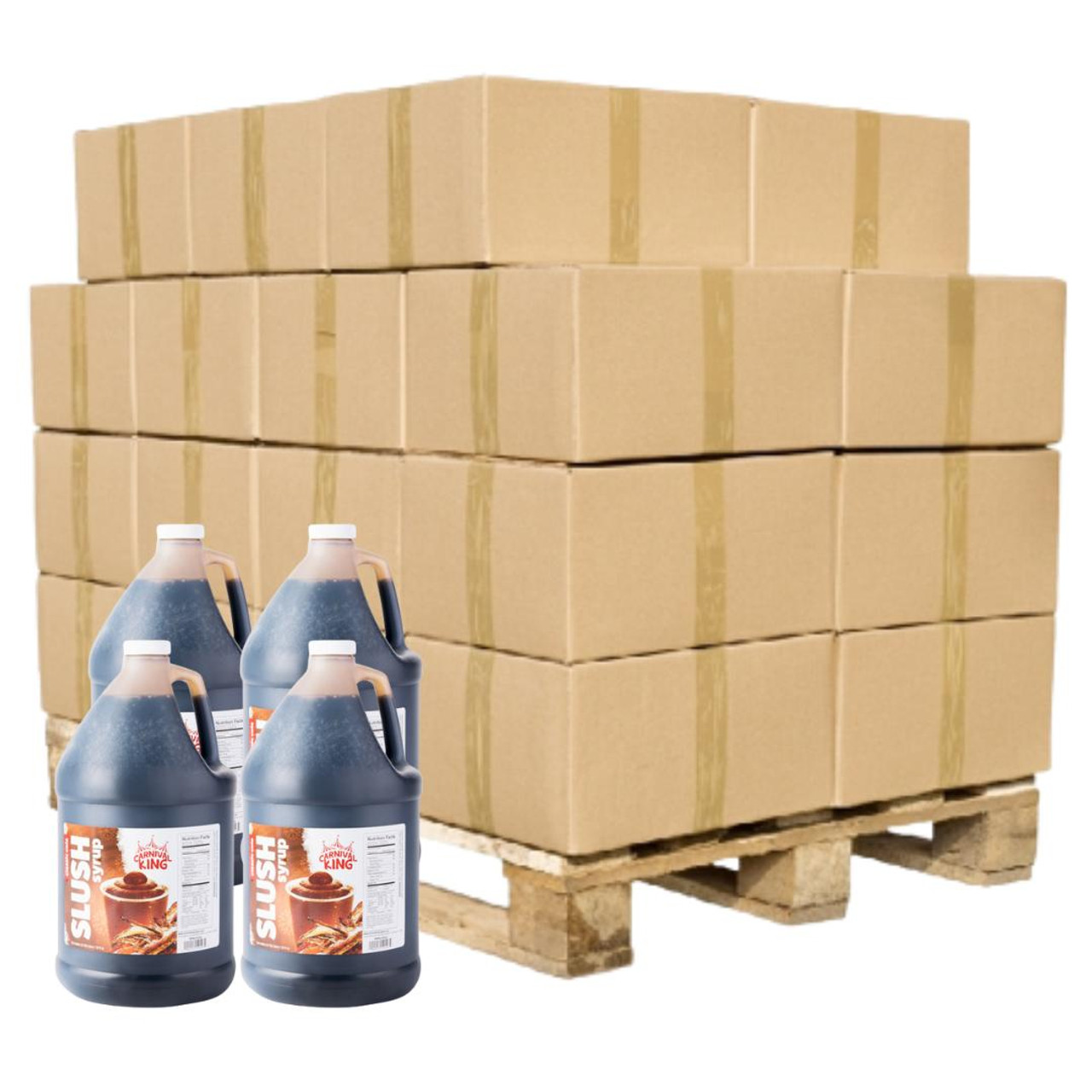 CONCESSION Concession Stand Cola Slushy Syrup 5:1 Bulk Food Service Concentrate | 1 Gallon | 4/Case | 48 Cases Per Pallet (192 Bottles) 