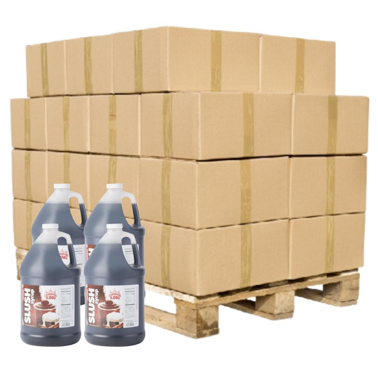 CONCESSION Concession Stand Root Beer Slushy Syrup 5:1 Bulk Food Service Concentrate | 1 Gallon | 4/CASE | 48 CASES PER PALLET (192 BOTTLES) 